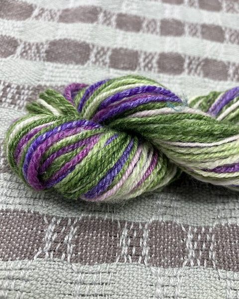 Lupine-handspun-polwarth-wool
