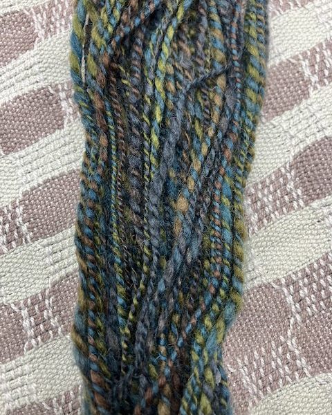 Cowboy - handspun -BFL and Camel
